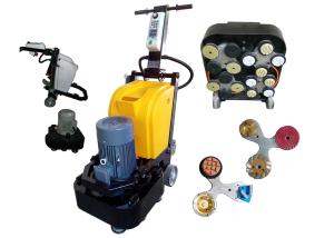 China 4 Heads 11HP Granite Electric Floor Polisher Marble Floor Polishing Machine factory