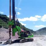KR220C Rotary Pile Drilling Rig Machine Concrete Small Bore Hole 60m/Min