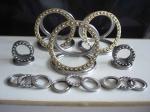 51204 Chrome steel bearing 5600r/min Overrunning speed for motorcycle engine