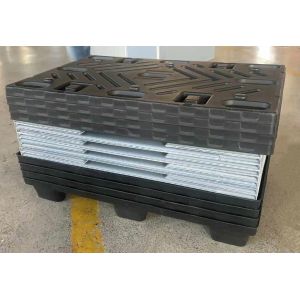 Customized Plastic Pallet Box Industrial Plastic Pallet Crates 440x340x155mm