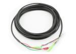 PVC/LSZH Sheath GTTS 0.75MM Fiber Optic Hybrid Cable