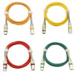US Currency 20 FT XLR Cable Roll Customizable Length For Professional Audio