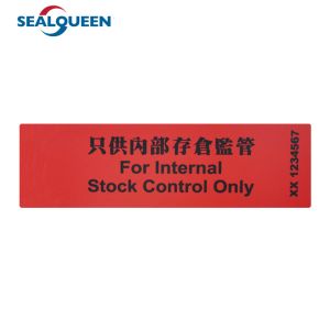 Total Transfer Security Void Seal Stickers Custom Document Tamper Evident