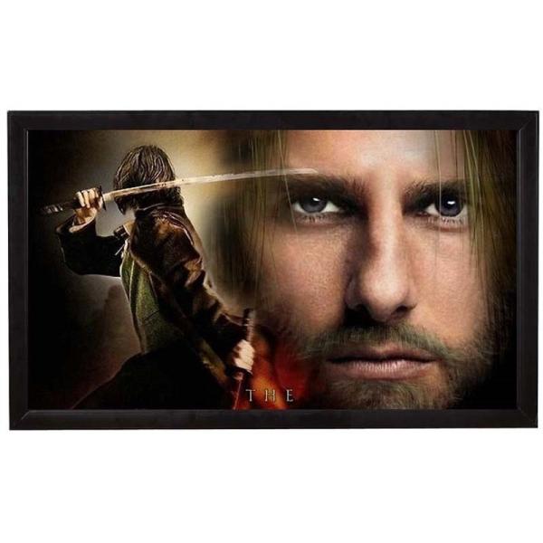 100" 16:9 fixed frame projection projector screen HD 3D TV home theater grey