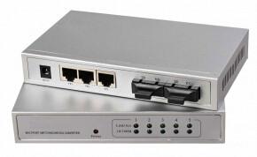 China 10M / 100M rj45 Fiber Optic gigabit network switches Full duples with 3 Port factory