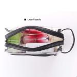 Water Resistant Zipper Transparent Mens Shaving Bag For Travel