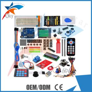 China UNO R3 Development Board Kit Containing Solderless Breadboard LCD1602 RFID Module factory