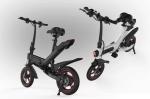 Portable Collapsible Electric Bike , Folding Electric Bicycle With Disc Break