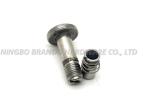 Stainless Steel Solenoid Stem Silvery Color Two Way For Pneumatic 21.5g