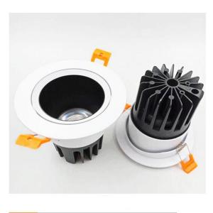 China LED Recessed COB Down Light LED ceiling light Beam Angle 15/30/45 degrees factory