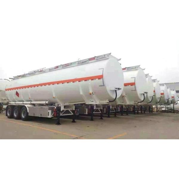3.5" Kingpin 42L Loading 3 Axle Diesel Fuel Tanker Trailer