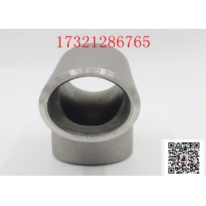 ASTM A815 UNS S31803 DN40 SCH40 Steel Pipe Fittings BW Equal Tee ASTM B 16.9 For
