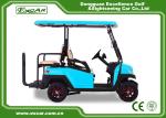 EXCAR blue 2 Seater electric golf car 48V AC motor golf buggy for sale