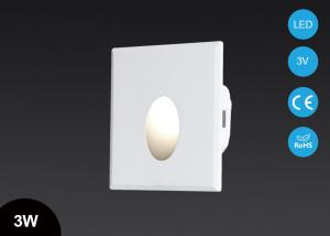 China Modern Deisgn Indoor Decorative 3W Light LED Foot Step Light 2700~3000K Texture White Aluminum factory