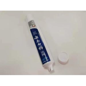 D30*158mm 120g ABL Laminated Screw Cap Aluminium Toothpaste Tube