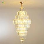 Hotel Indoor Modern Gold LED Crystal Chandelier with Voltage 85V-265V