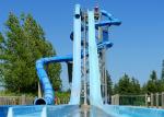 Fiberglass Aqua Loops Water Park Playground / High Speed Water Slide Pipe
