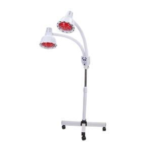 China Skin Rejuvenation Physiotherapy Infrared Lamp Time Temperature Control Double Caps factory