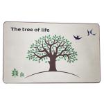 Door Mat Suede Fabric Door Floor Mat HEATER Bath Mat With No Slip Rubber Backed
