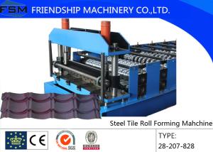 China Roof Tile Roll Forming Machine With Light Weight for Modern Architecture Roofing factory