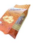 matte plastic bag christmas food packaging with window for candy cookie