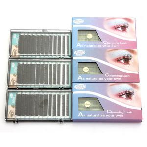 China natural charming eyelash paper packaging box with window factory