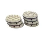 Resin Bond Transitional Diamond Toolings 80mm Dry Diamond Polishing Pads