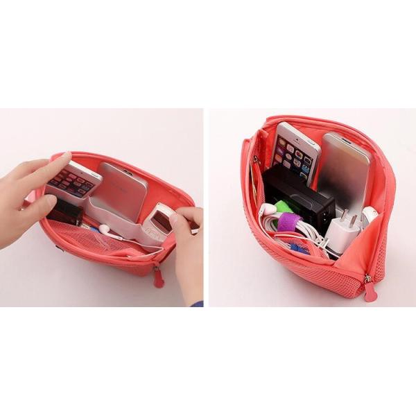 Soft feeling EVA foam bag mesh bag with sponge shockproof bag for digital camera