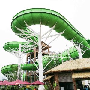 China Commercial Anaconda Fiberglass Water Slides for Adventure Amusement factory