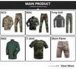 Cutstom BDU ACU Military Camouflage Uniform Breathable Ripstop