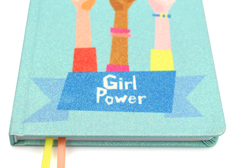 Office Custom Journal Printing , Personalised Glitter Notebook for girls journal notebook