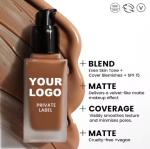 OEM/ODM Logo Low Moq Mineral Collagen Serum Full Coverage Dewy Foundation Face