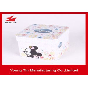 Candy Packaging Square Metal Tins Container