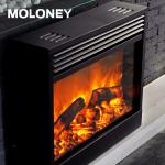 28inch Wood Mantel Fireplace Home Decoration Traditional Orange Flame