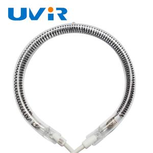 China Ring Tube Infrared Heater Lamp , Carbon Fiber Medium Wave Infrared Lamp factory