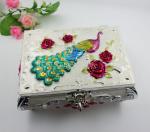 Shinny Gifts Fashion Jewerly Organizer Box Earring Storage Box Cosmetic Jewelry