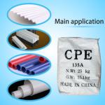 Tensile Strength ≥6.0Mpa Density 1.35 G/cm3 And Low Volatile CPE 135A For