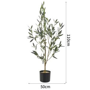 China Potted Artificial Olive Tree 110cm Garden Furniture Botanical Gifts No Nursing factory