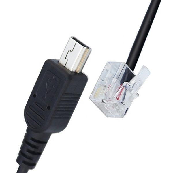 China Custom Assembly Mini B 5p USB to RJ9 RJ11 Cable factory