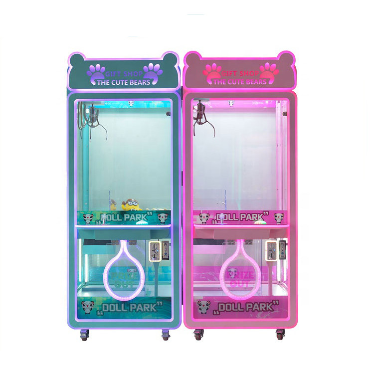 710mm Prize Custom Doll Machine 4 Side Transparent Claw Crane game