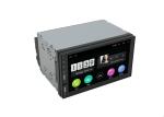 2 Din 7 Inch Car Multimedia Player With Front USB Knob Screen Mirroring BT FM