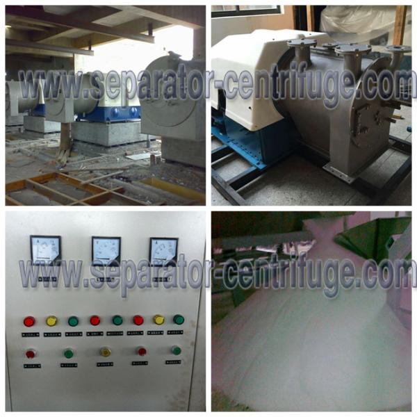 High Performance Automatic Continuous Sulzer Model PP Double Stage Pusher Refining Salt Centrifuge