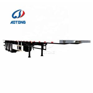 China 2''/3.5'' Bolt Type Kin Pin Semi Trailer for 20ft/40ft Container Transportation factory