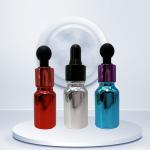 Electroplated Cosmetic Dropper Bottles 10ml 15ml 30ml