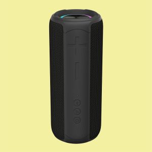 China Portable LED Light Bluetooth Speaker With TPU ABS Textile 10W*2 Output For TWS Pairing And Hands Free Calling factory