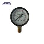 Normal Air Dual Scale Economy Pressure Gauge Black Steel Material