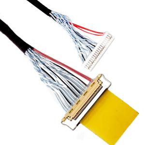 China SHD Connector Universal LCD LVDS Cable I-Pex 20453-230t To Jst Shdr-40v-S-B factory
