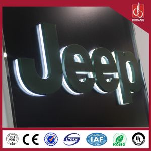 China Customized Laser Cut 3D LED backlit acrylic letters sign on sale