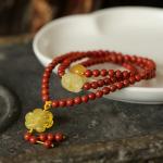 Super Fine Quality Baltic Amber Round Cabochon Beads Bracelet Genuine Loose