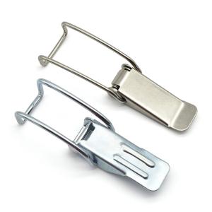 China Stainless Steel Lockable Draw Latch Carbon Steel Suitcase Hasp Light Box Door Buckle factory